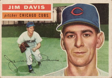 1956 Topps #102 Jim Davis Front