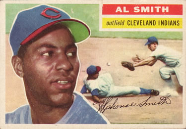 1956 Topps #105 Al Smith Front