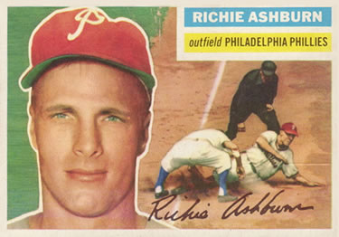 1956 Topps #120 Richie Ashburn Front