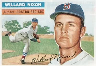 1956 Topps #122 Willard Nixon Front