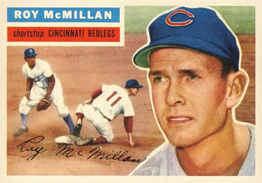 1956 Topps #123 Roy McMillan Front