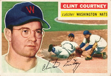1956 Topps #159 Clint Courtney Front