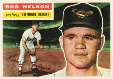 1956 Topps #169 Bob Nelson Front