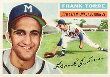 1956 Topps #172 Frank Torre Front