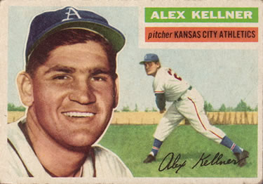 1956 Topps #176 Alex Kellner Front