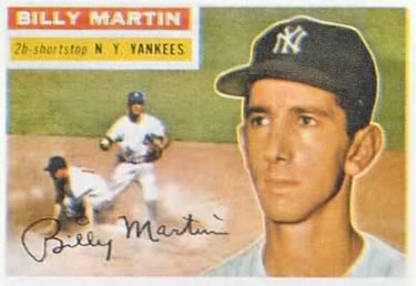 1956 Topps #181 Billy Martin Front
