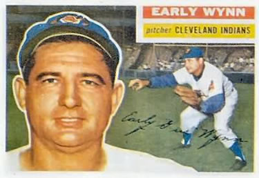 1956 Topps #187 Early Wynn Front