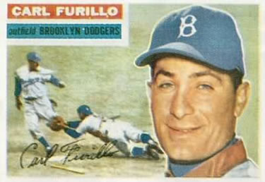 1956 Topps #190 Carl Furillo Front