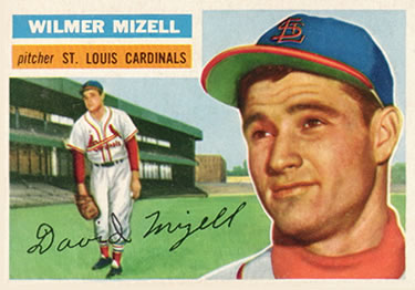 1956 Topps #193 Wilmer Mizell Front
