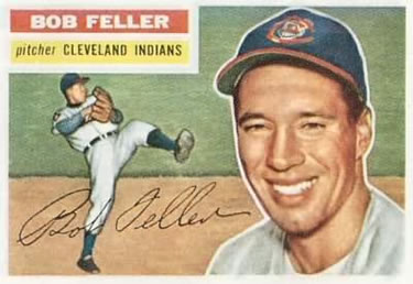 1956 Topps #200 Bob Feller Front