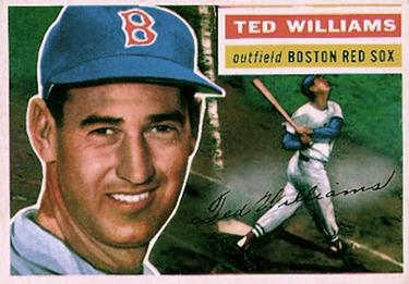 1956 Topps #5 Ted Williams Front