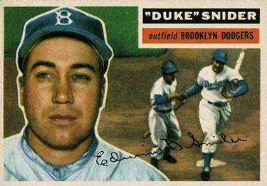 1956 Topps #150 Duke Snider Front