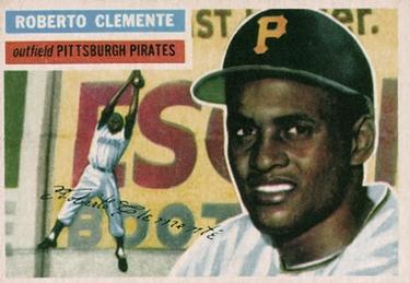 1956 Topps #33 Roberto Clemente Front