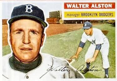 1956 Topps #8 Walter Alston Front