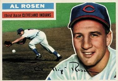 1956 Topps #35 Al Rosen Front