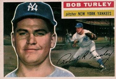 1956 Topps #40 Bob Turley Front