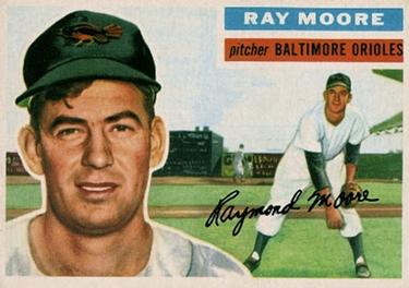 1956 Topps #43 Ray Moore Front