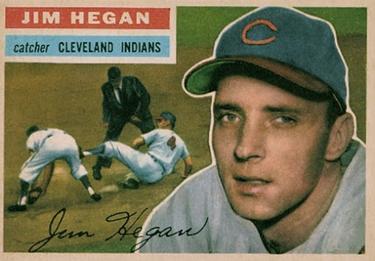 1956 Topps #48 Jim Hegan Front