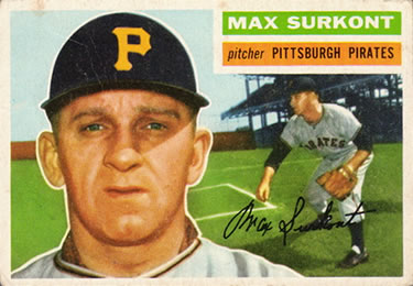1956 Topps #209 Max Surkont Front