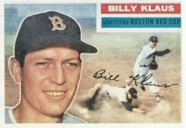 1956 Topps #217 Billy Klaus Front