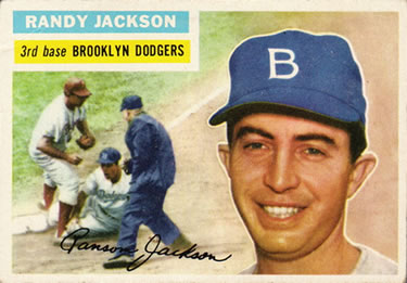 1956 Topps #223 Randy Jackson Front