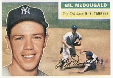 1956 Topps #225 Gil McDougald Front