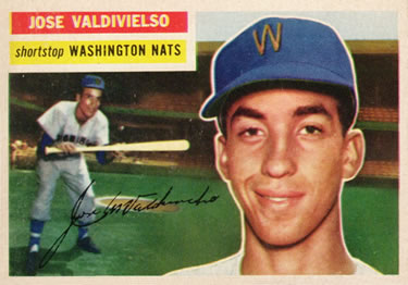 1956 Topps #237 Jose Valdivielso Front