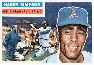 1956 Topps #239 Harry Simpson Front