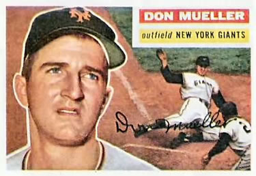 1956 Topps #241 Don Mueller Front