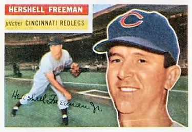 1956 Topps #242 Hershell Freeman Front