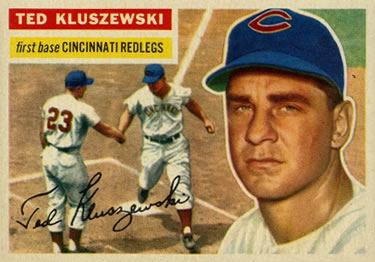 1956 Topps #25 Ted Kluszewski Front