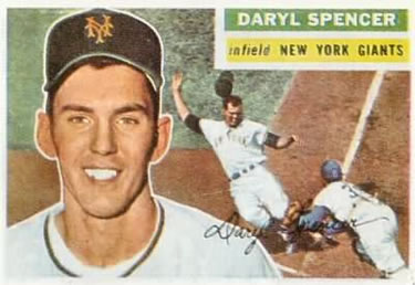 1956 Topps #277 Daryl Spencer Front