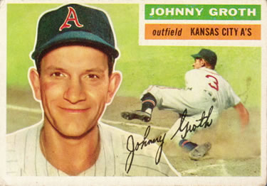 1956 Topps #279 Johnny Groth Front