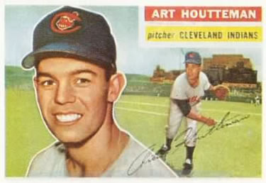 1956 Topps #281 Art Houtteman Front