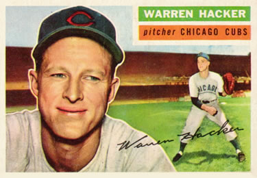 1956 Topps #282 Warren Hacker Front