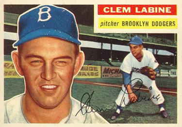 1956 Topps #295 Clem Labine Front