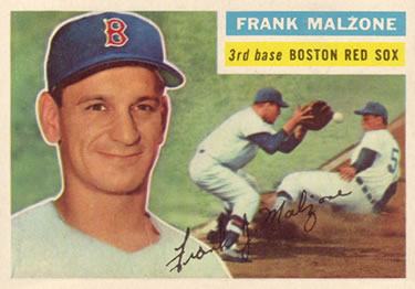 1956 Topps #304 Frank Malzone Front