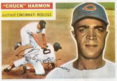 1956 Topps #308 Chuck Harmon Front