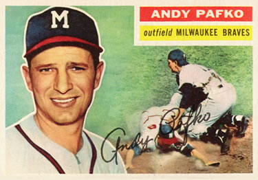 1956 Topps #312 Andy Pafko Front
