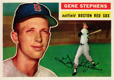 1956 Topps #313 Gene Stephens Front