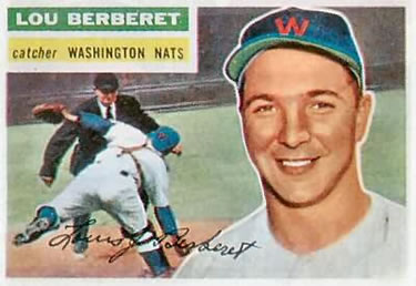 1956 Topps #329 Lou Berberet Front