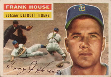 1956 Topps #32 Frank House Front