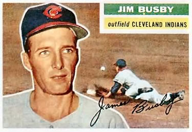 1956 Topps #330 Jim Busby Front