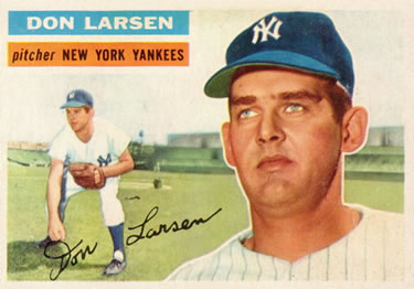 1956 Topps #332 Don Larsen Front