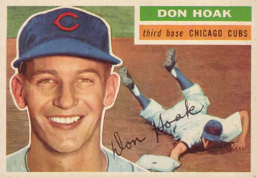 1956 Topps #335 Don Hoak Front