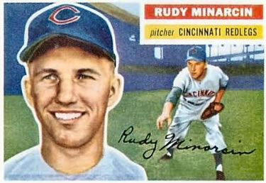 1956 Topps #36 Rudy Minarcin Front