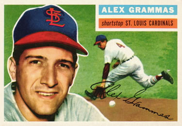 1956 Topps #37 Alex Grammas Front
