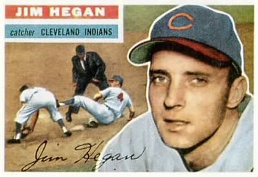1956 Topps #48 Jim Hegan Front