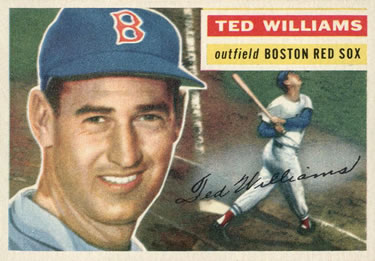 1956 Topps #5 Ted Williams Front