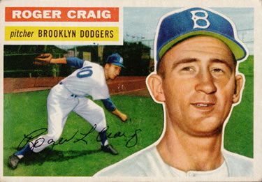 1956 Topps #63 Roger Craig Front